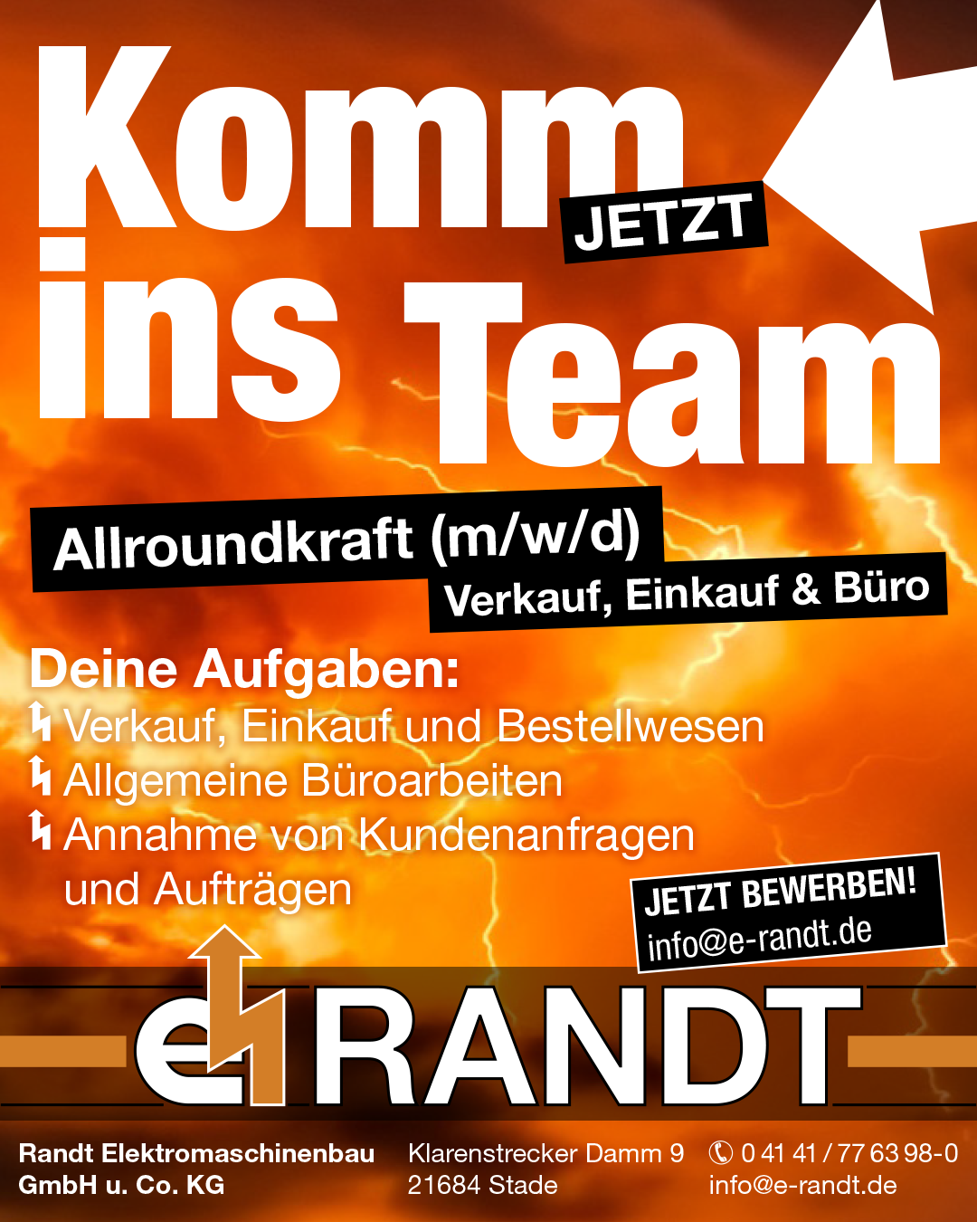 Komm ins Team - Allroundkraft (m/w/d) Verkauf, Einkauf & Büro